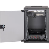 Digitus Netzwerk-Set SOHO Pro 10" 315x300 mm (BxT), IT-Schrank schwarz, 9 Höheneinheiten