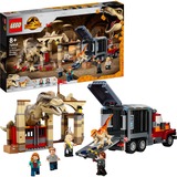 LEGO 76948 Jurassic World T. Rex & Atrociraptor: Dinosaurier-Ausbruch, Konstruktionsspielzeug Set mit LKW und 4 Minifiguren, Dinosaurier-Spielzeug ab 8 Jahre