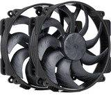 Noctua NF-A14x25r G2 PWM Sx2-PP chromax.black, Gehäuselüfter schwarz, 140 mm