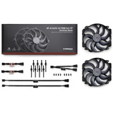 Noctua NF-A14x25r G2 PWM Sx2-PP chromax.black, Gehäuselüfter schwarz, 140 mm