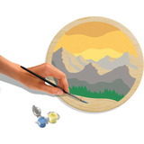Ravensburger CreArt Wooden - Berge, Malen 