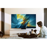 Samsung GQ55S95FATXZG, OLED-Fernseher 138 cm (55 Zoll), schwarz/silber, UltraHD/4K, Vision AI, PVR, Twin-Tuner, One Connect Box, 100Hz Panel
