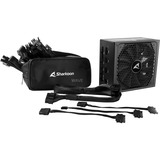 Sharkoon SilentStorm Cool Zero 650W, PC-Netzteil schwarz, 4x PCIe, Kabel-Management, 650 Watt