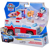 Spin Master Paw Patrol - Search & Rescue: Marshalls Rettungsfahrzeug mit 2 Figuren, Spielfahrzeug 
