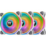 Thermaltake Riing Quad 14 RGB Radiator Fan TT Premium Edition 3 Pack, Gehäuselüfter weiß, 3er Set, 1x Controller