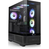 Thermaltake View 370 TG ARGB Black, Tower-Gehäuse schwarz, Tempered Glass x 3