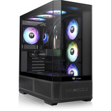Thermaltake View 370 TG ARGB, Tower-Gehäuse schwarz, Tempered Glass x 3