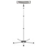 reer EasyHeat Flex Wickeltisch-Wärmestrahler, Heizstrahler weiß/grau