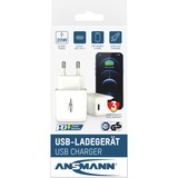 Ansmann Home Charger HC120PD, Ladegerät weiß, kompatibel zu PowerDelivery, Multisafe-Technologie