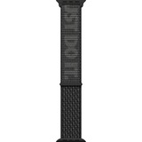 Apple Nike Sport Loop, Uhrenarmband schwarz/grau, 41 mm
