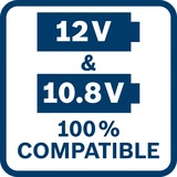 Bosch Akku-Hobel GHO 12V-20 Professional, 12Volt, Elektrohobel blau/schwarz, 2x Li-Ionen Akku 3,0Ah