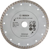 Bosch Diamanttrennscheibe Turbo, Ø 180mm Bohrung 22,23mm