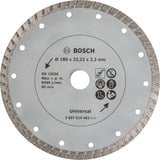 Bosch Diamanttrennscheibe Turbo, Ø 180mm Bohrung 22,23mm