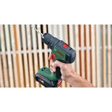 Bosch Heimwerken & Garten Akku-Schlagbohrschrauber UniversalImpact 18V-60 + SET grün/schwarz, 2x Li-Ionen Akku 2,0Ah, Koffer + 51-teiliges Zubehör, POWER FOR ALL ALLIANCE