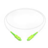 Digitus Glasfaser-Simplex-Patchkabel, stahlarmiert, Singlemode, SC/APC > SC/APC weiß, 1 Meter