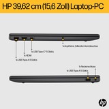 HP 15-fc0155ng, Notebook schwarz, AMD Ryzen 5 7520U, AMD Radeon Graphics, 16 GB LPDDR5, 512 GB (512 GB SSD), ohne Betriebssystem