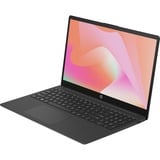 HP 15-fc0155ng, Notebook schwarz, AMD Ryzen 5 7520U, AMD Radeon Graphics, 16 GB LPDDR5, 512 GB (512 GB SSD), ohne Betriebssystem