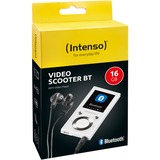 Intenso Video Scooter, Portable Player weiß, 16 GB, Bluetooth