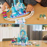 LEGO 43281 Disney Princess Elsas Schlittenfahrt um den Eispalast, Konstruktionsspielzeug 