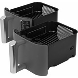 Ninja Double Stack XL 2-Ebenen Heißluftfritteuse SL400EU grau/schwarz, 2.470 Watt, 2 Körbe je 4,75 Liter
