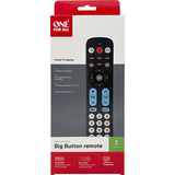 ONE FOR ALL Big Button, Fernbedienung schwarz