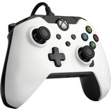 PDP Gaming Wired Controller: Arctic White, Gamepad weiß/schwarz, Xbox Series X|S, Xbox One, PC