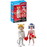 PLAYMOBIL 71865 Miraculous: Ladybugs & Cat Noirs Hochzeitstraum, Konstruktionsspielzeug 