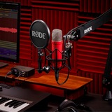 Rode Microphones NT1 Signature +XLR-Kabel+Desktop Studio Arm , Mikrofon rot, Bundle