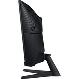 SAMSUNG Odyssey G5 C34G55TWWP, Gaming-Monitor 86 cm (34 Zoll), schwarz, UWQHD, VA, AMD Free-Sync, Curved, 165Hz Panel