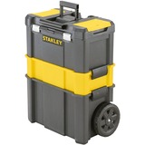 Stanley ESSENTIAL Rollende Werkstatt, Werkzeugwagen schwarz/gelb, mit Trolley-Griff