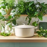 Tefal Servierpfanne LOV Gusseisen Ø 28cm beige, mit Deckel, 3,8 Liter