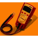 Wiha Digitales Multimeter 45218, bis 600 V AC, CAT IV, Messgerät rot/gelb