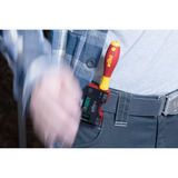 Wiha Mini-Wasserwaage Pocket 8 cm  grau/rot, mit Magnet 