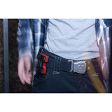 Wiha Mini-Wasserwaage Pocket 8 cm  grau/rot, mit Magnet 