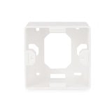 Digitus Aufputzrahmen DN-93803 für Keystone Leerdosen, Einbaurahmen weiß, 80 x 80mm