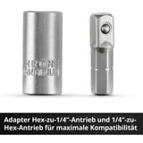 EINHELL  Bit- und Ratschen-Set in L-CASE, 37-teilig, Bit-Satz 