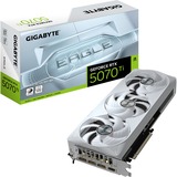 GIGABYTE GeForce RTX 5070 Ti EAGLE OC ICE 16G, Grafikkarte DLSS 4, 3x DisplayPort, 1x HDMI 2.1