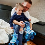 HUDORA Rollschuhe My First Quad Gr. 26-29 cyan