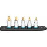 Hazet SmartRail 1/2" Steckschlüsseleinsatz-Satz Innenvielzahn, 5-teilig schwarz, M6 - M14, kurz