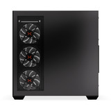 Krux EXO , Tower-Gehäuse schwarz, Tempered Glass x 2