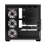 Krux EXO , Tower-Gehäuse schwarz, Tempered Glass x 2