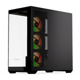 Krux EXO , Tower-Gehäuse schwarz, Tempered Glass x 2