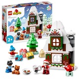LEGO 10976 DUPLO Lebkuchenhaus mit Weihnachtsmann, Konstruktionsspielzeug
