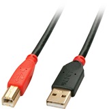 Lindy USB 2.0 Aktivkabel, USB-A Stecker > USB-B Stecker schwarz, 15 Meter