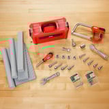 MGA Entertainment Little Tikes Creative Construction - Werkzeugkasten-Set, Kinderwerkzeug 