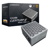 Montech CENTURY II 1200, PC-Netzteil silber, 1x 12-Pin High Power GPU, 6x PCIe, Kabelmanagement, 1200 Watt