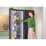 Samsung RS80F64KEFEF, Side-by-Side edelstahl (dunkel), AI Voice Control, AI Energy Mode, Metal Cooling