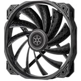 SilverStone Shark Force 160, Gehäuselüfter schwarz, 160 mm