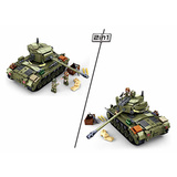 Sluban ARMY M261 Pershing Mittlerer Panzer, Konstruktionsspielzeug 