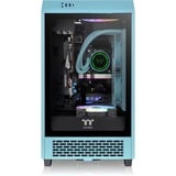 Thermaltake The Tower 200 , Tower-Gehäuse türkis, Tempered Glas